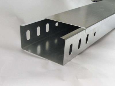 China Suspended SS Cable Tray Ventilation / Perforation Groove ISO9001 for sale