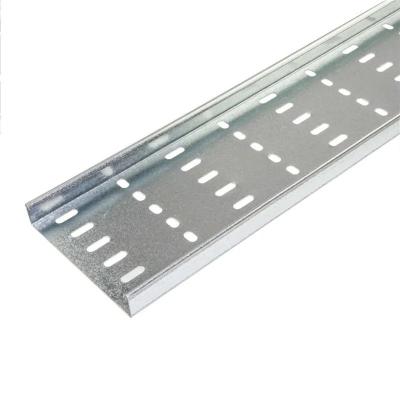 China UV Resistant Rectangular Perforated Gi Cable Tray Size Customized for sale