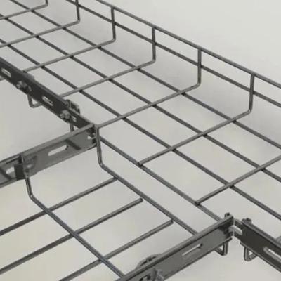 China Strong Construction Metal Wire Basket Cable Tray Standard / Customized Thickness for sale