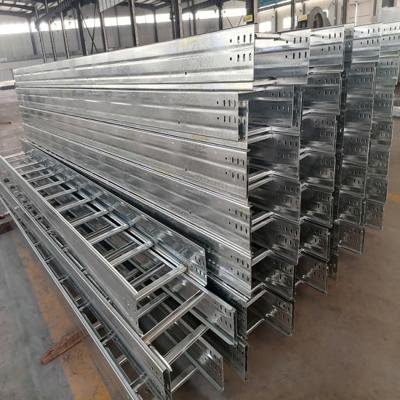 China Corrosion Resistant Ladder Type Cable Tray HDG For Power Distribution for sale