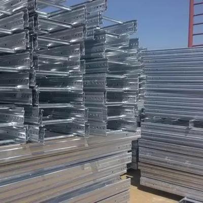 China ISO9001 Channel Cable Tray Hot Dip Galvanized With Ventilation / Perforation Groove for sale