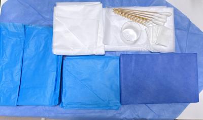 China General Disposable Surgical Eye Drape Pack Nonwoven ISO13485  PE Film for sale