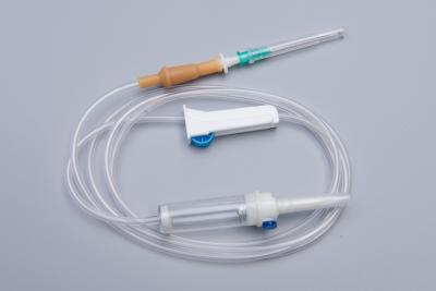 China Needle 38mm Disposable Infusion Set With Transparent Tube à venda