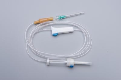 China EO Gas Sterilized Disposable Infusion Set 20 Drops/Ml  Luer Lock Connector for sale