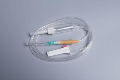 Китай CE ISO Approved Disposable Infusion Set Transparent Without Airvent продается