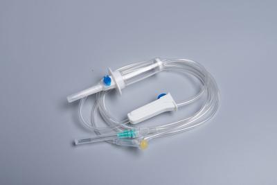 China Sterile Medical Parts Of Disposable Iv Infusion Sets IV Giving Set ABS Spike With Butterfly Te koop