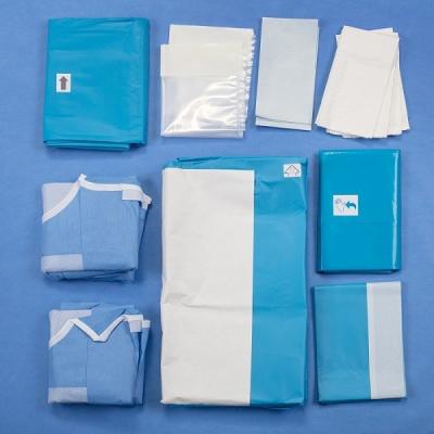 Chine Couverture chirurgicale jetable stérile de tube de paquets de laparoscopie pour l'hôpital adapté aux besoins du client à vendre