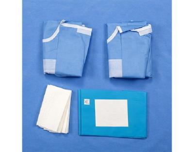 China Non Woven Ophthalmic Pack Flexible, Water Resistance Medical Procedure Packs for sale