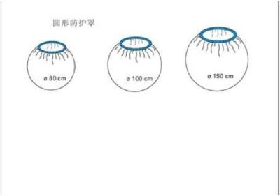 China Circular Banded Sterile Ultrasound Transducer Covers PE Film Instrument Protection for sale