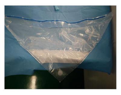 Chine La bande en aluminium d'hôpital de consommables de drainage transparent de poche pour chirurgical choisissent à vendre