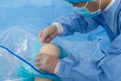 China Knie Arthroscopy-flüssiger Sammlungs-Beutel Wegwerf-PET Taschen-Chirurgie Elementaroperations-Sterilisation zu verkaufen