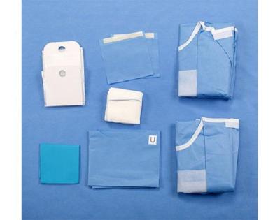 Chine Les paquets chirurgicaux stériles d'implant avec la fente drapent, paquet stérile de procédure de résistance à l'eau à vendre