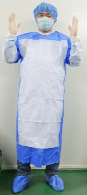 China Peso opcional disponible estéril 35 Gsm-50 G/M del tamaño del vestido quirúrgico de SMS en venta