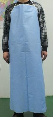 China Beauty Parlors Non Woven Disposable Apron , SMS Disposable Nonwoven Disposable Surgical Apron for sale
