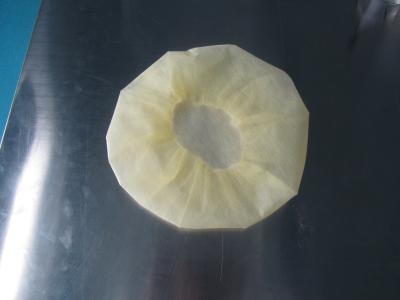 중국 소모품 처분할 수 있는 클립 모자, 노란 처분할 수 있는 외과 모자 환경 친화적인 판매용