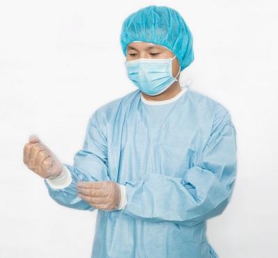 China Non - Woven Disposable Surgical Gown SMS Sterile 35 Gsm-50 Gsm OEM Accepted for sale