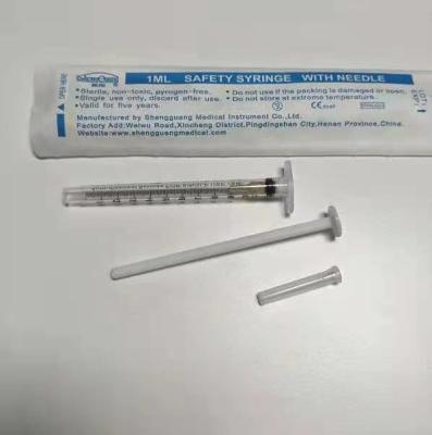 China 1ML Disposable Syringe With Needle for sale