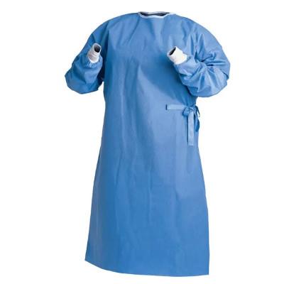 China Medical Use DIsposable Surgical Gown Non Woven SMS Material Hospital for sale