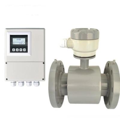 China DN50 Electromagnetic Flowmeter With Remote Display For Chemical Fluids Magnetic Flow Meter for sale