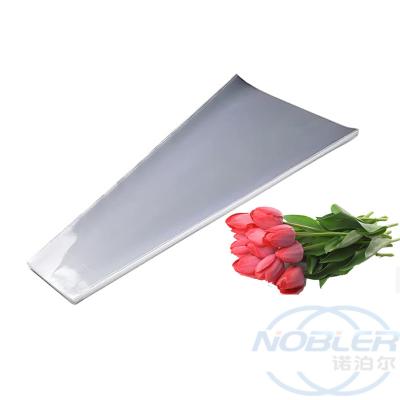 China 200Pcs Clear Plastic Rose Flower Bouquet Sleeves Cellophane Floral Wrapping Bags en venta