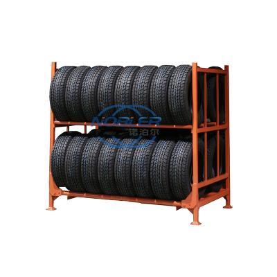 China Warehouse Tyre Racking Tire Storage Rack Collapsible for sale