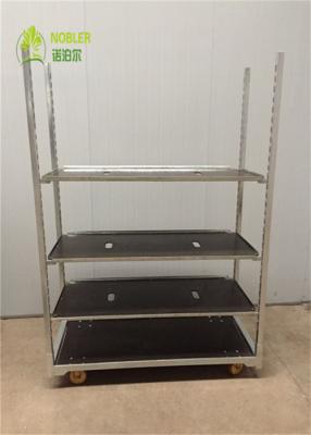 China Multi Layer Danish Flower Trolley Cc Container Cart / Cc Shelf 1.8/2.5mm Post for sale