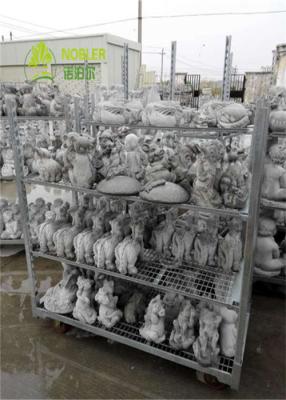 中国 庭の花のカートの園芸用品センターのカートの溶接された網の高性能の輸送 販売のため