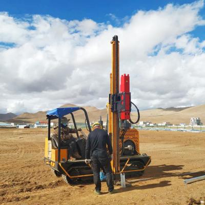 China DKR536 multifunction loading photovoltaic solar posts crawler type piling driver for sale