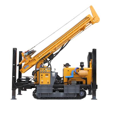 China 200m 300m 450m depth hydraulic multifunction deep air water well drilling rig for sale