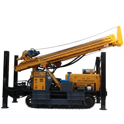 China New Style Depth 600m Hydraulic Crawler Rotary Portable Mini Water Well Drilling Rig Prices for sale