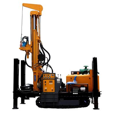 China China hot sale diesel engine driven Small Folded Hydraulic Water Well Drilling Rig for sale
