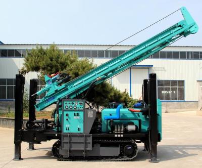 China Hot sale 280m drilling depth hydraulic diesel crawler hydraulic water well drilling rig machine for sale