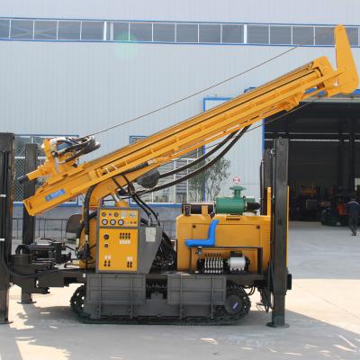 China 350m depth crawler portable hydraulic underground deep water well drilling machine for sale
