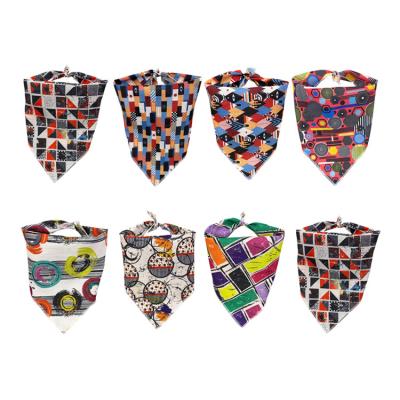 China 100% Cotton Personalized Pet Bandana Breathable Dog Handkerchief Collar for sale