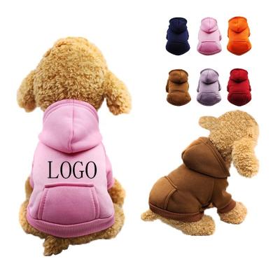 Cina Piccolo classico 100% di maglia con cappuccio del cane del cotone che porta le maglie con cappuccio su ordinazione del cane in vendita