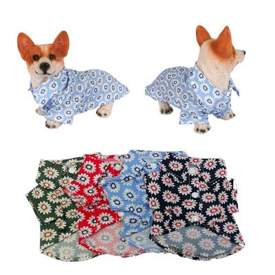 China Breathable Fabrics Pets Wearing Clothes 24cm Small Dog Shirts for sale