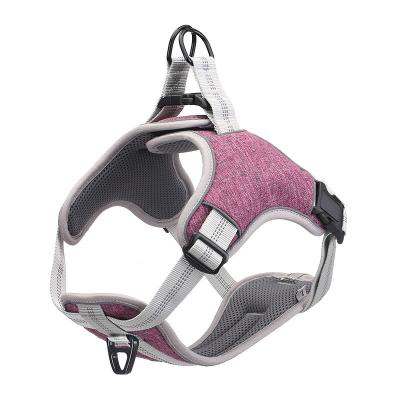China Breathable Lightweight Custom Size Dog Harness Protection Support for sale