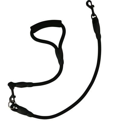 China Black Pet Traction Rope Climbing Dog Leash With Safety Breakaway Hook for sale