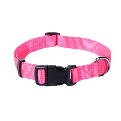 China Heat Transfer Pet Training Collars Logo Printed Leather Dog Collars for sale