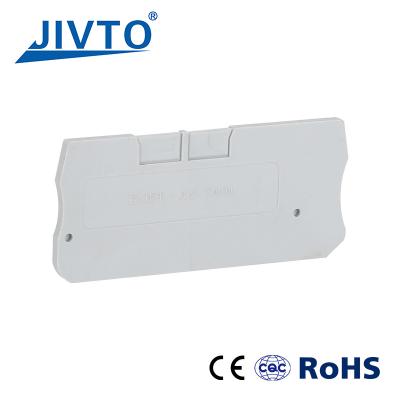 China D-PT1.5-TW End Barrier Plate For PT 1.5-TW Twin Wire Electrical Connector Din Rail Terminal Block Accessories End Cover for sale