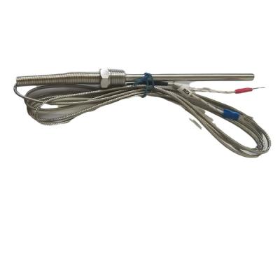 China K 2M Cable SS Probe 50mm Mini Connector Thermocouple 1/4'' NPT for sale