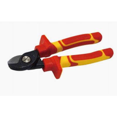 China Insulated 207g 1 AWG Side Cutting Plier 6'' 160mm Heavy Duty Steel Wire Cutters for sale