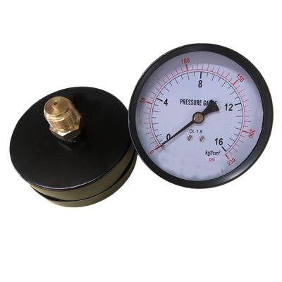 China Stainless 4 Inch 100MM 230 Psi General Pressure Gauges 3/8'' BSP for sale