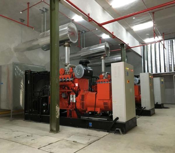Quality Cummins 100kw Natural Gas Generator With Industrial Silencer / Reducer Valve for sale