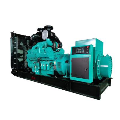 China Cummins Power Diesel Generator 600kW 750kVA Low Emissions Water Cooled for sale