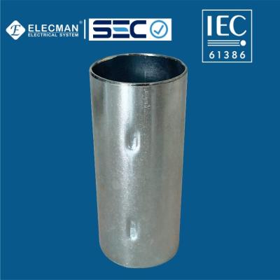 China IEC 61386 Steel EMT Conduit Sleeve Connection Type 20mm-50mm for sale