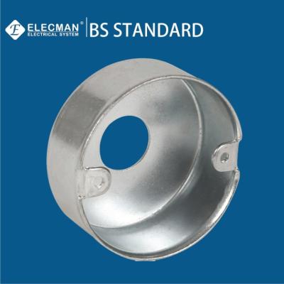 China Caja de salida de bucle de acero BS4568 20 mm-25 mm Tipo de un orificio en venta