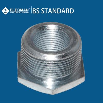中国 BS4568亜鉛は水路のための鋼鉄電気ねじで締められた減力剤20mm-32mm年をめっきした 販売のため