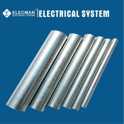 China Pre Galvanised EMT Conduits Tube Thinner UL797 ANSI 80.3 Standard for sale