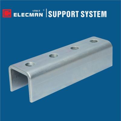 China Galvanized Steel 4 Hole Splice Strut Clevis Fittings For Channel for sale